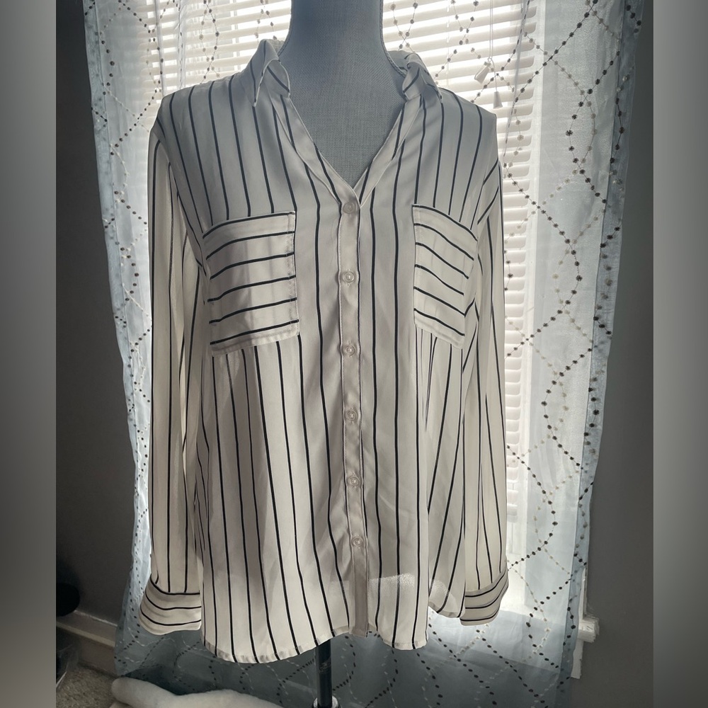 Maurice’s Striped Button-Up Blouse